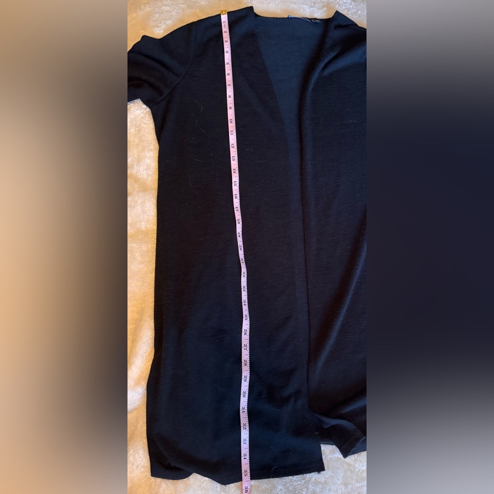 Notations Classic Black Open Cardigan - Picture 7 of 8
